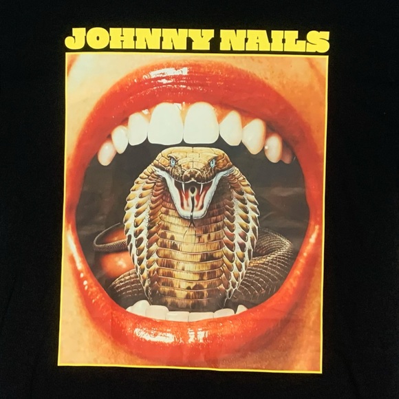Johny Nails Snake Tee Black - Picture 2 of 8